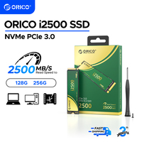 ORICO 256GB PCIE3.0 NVMe SSD 2500MB/s TLC NAND Flash Internal Solid State Drive for PC Laptop