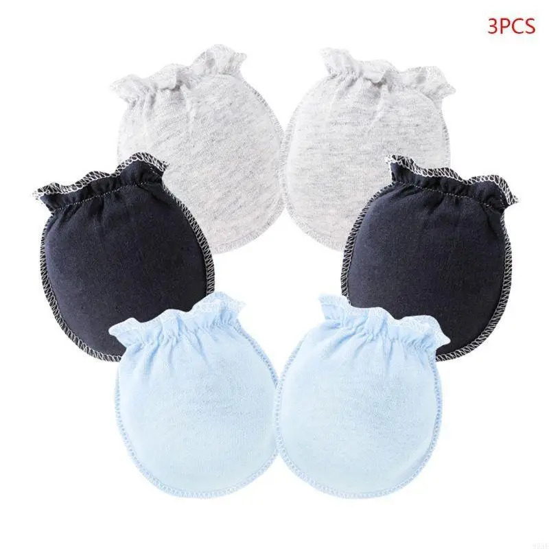 95ae baby baby mittens infriendly friendly hand glove مجموعة حماية الوجه القفازات الرضع الخدش السلامة القفازات الفتاة