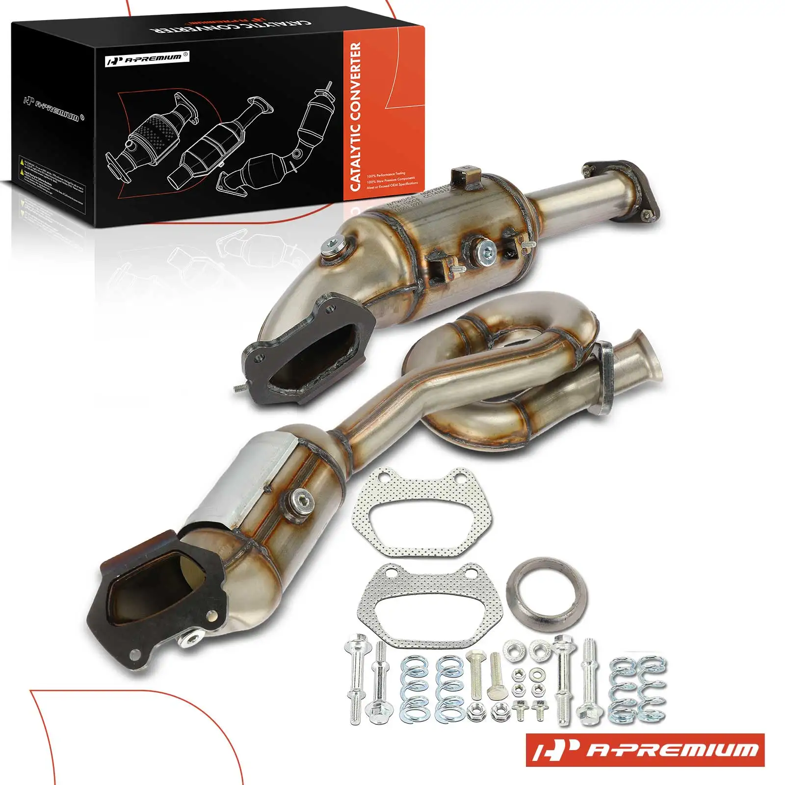 A-Premium 2Pcs Left & Right Side Catalytic Converter for Jeep Wrangler 2012-2018 Wrangler JK 2018