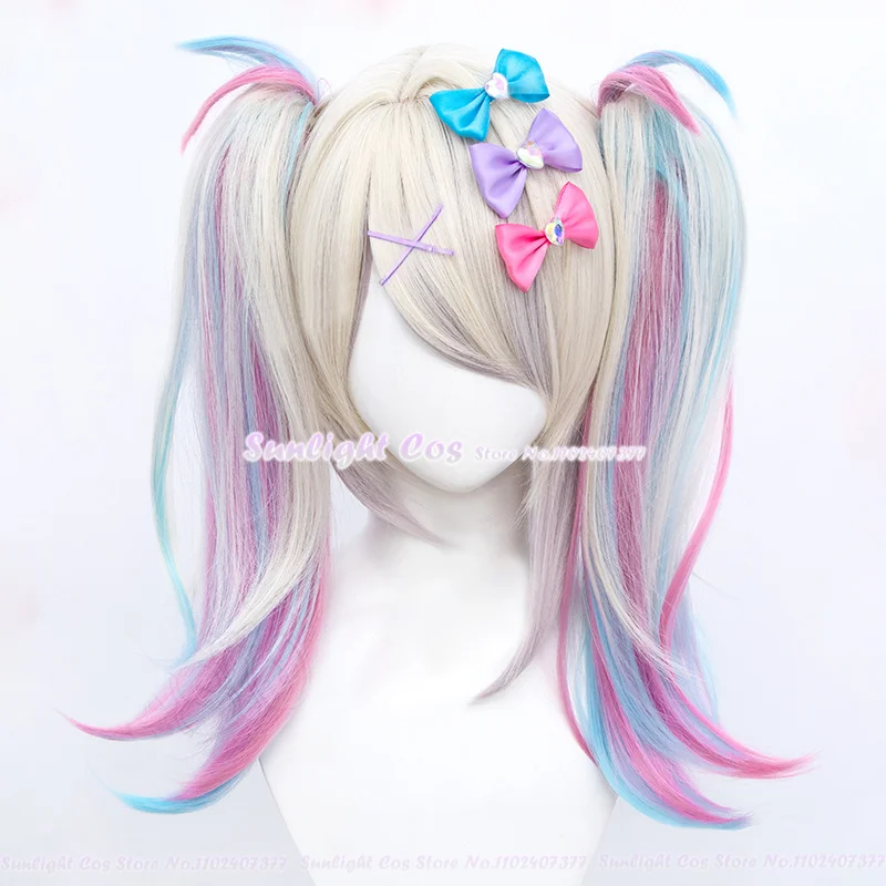  ame angel-chan cosplay Paróka OMG kawaii Csendestárs ame-chan Paróka Gabalyodik Ellenálló Szintetikus haja Anime wigs + Paróka kupak