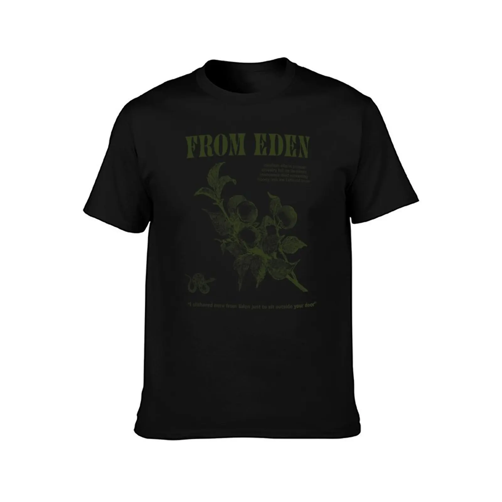 From Eden Hozier T-Shirt Basic Short Sleeve Cotton Blend T-Shirt