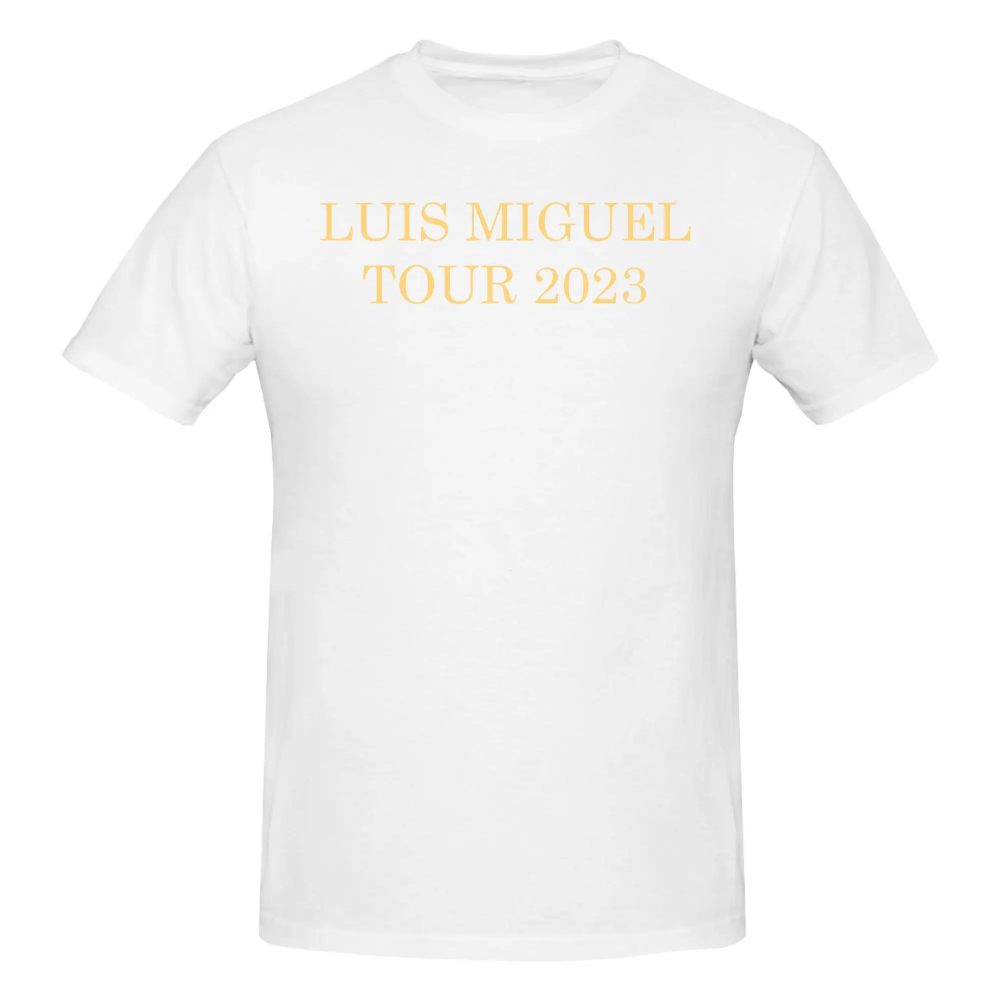 Camiseta Popular de Luis Miguel Tour Eras Outline, Estilo Regular, Versátil para el Día a Día, Costuras Impecables, Manga Corta