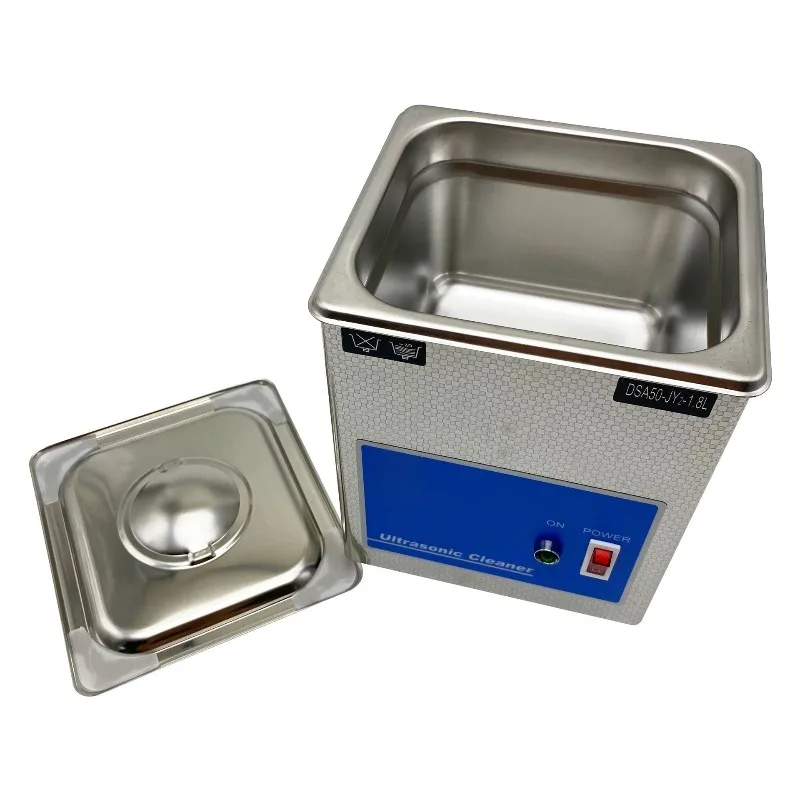 Stainless steel single head cleaning machine 1.8L gold and silver jewelry necklace jewelry glasses ultrasonic
