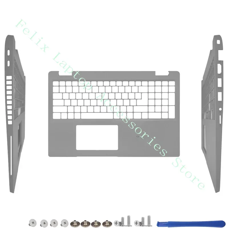 Imagem -04 - Dell Latitude Series Laptop Lcd Tampa Traseira Tampa Traseira Top Case Moldura Frontal Casca Inferior Dobradiças 156 Polegadas Novo