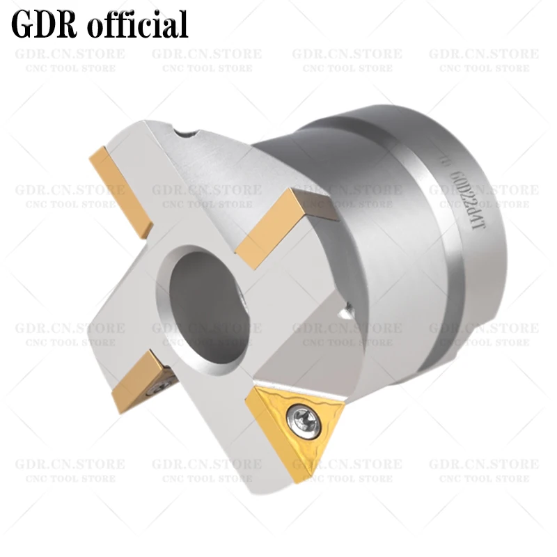 رأس قاطعة طحن بفتحة تتوافق ، رأس قاطع طحن الوجه لحامل أداة FMB22 FMB ، TCWR TC16 TC22 ، 45 60 درجة