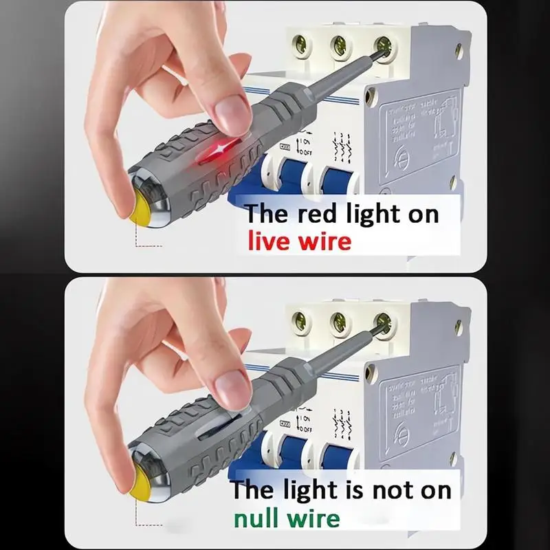 Multifunctional Electrician Test Screwdriver AC Non-contact Induction Test Pen 2 in 1 Voltage Tester Screwdriver Tool for home