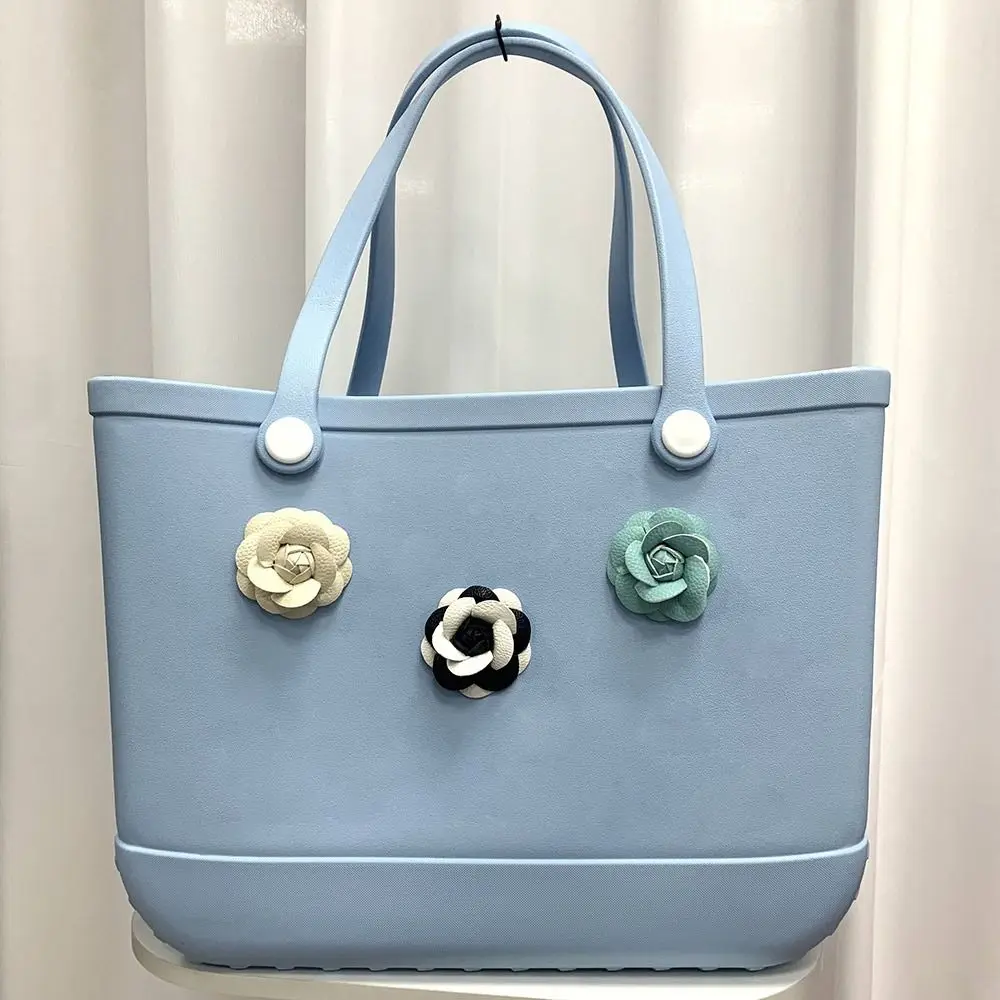 Fashion Cloth Charms for Bogg Bags Flower Handbag Beach Bag Accessories Charms Bag Buckle Ornaments for Bogg Bag Woman