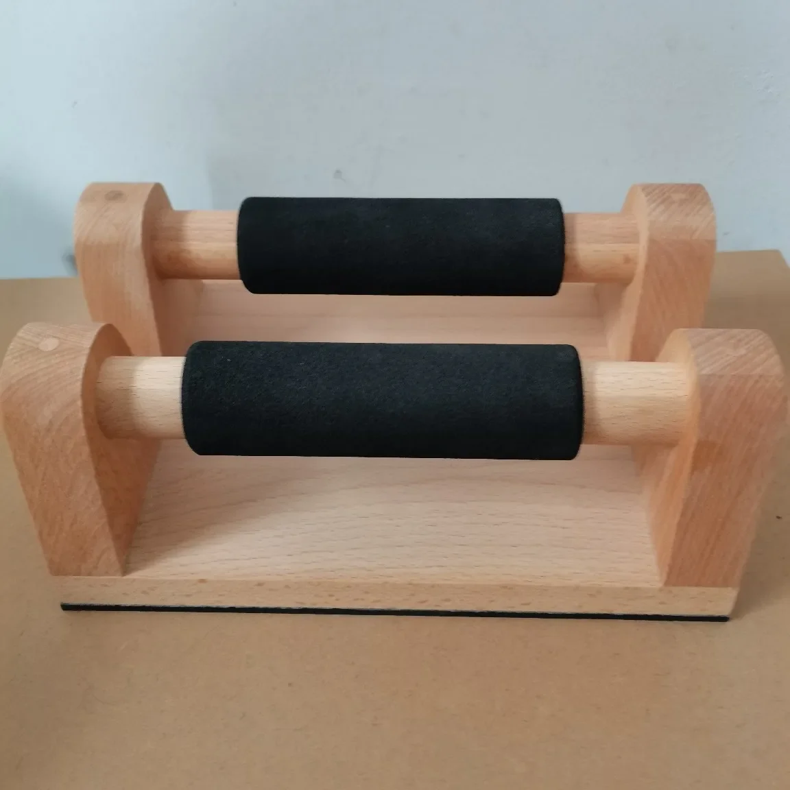 Beech Wood Push‑Up Stands Multifunctional Home Fitness Support Frame Household Gym Strength Training Chest Workout Gear