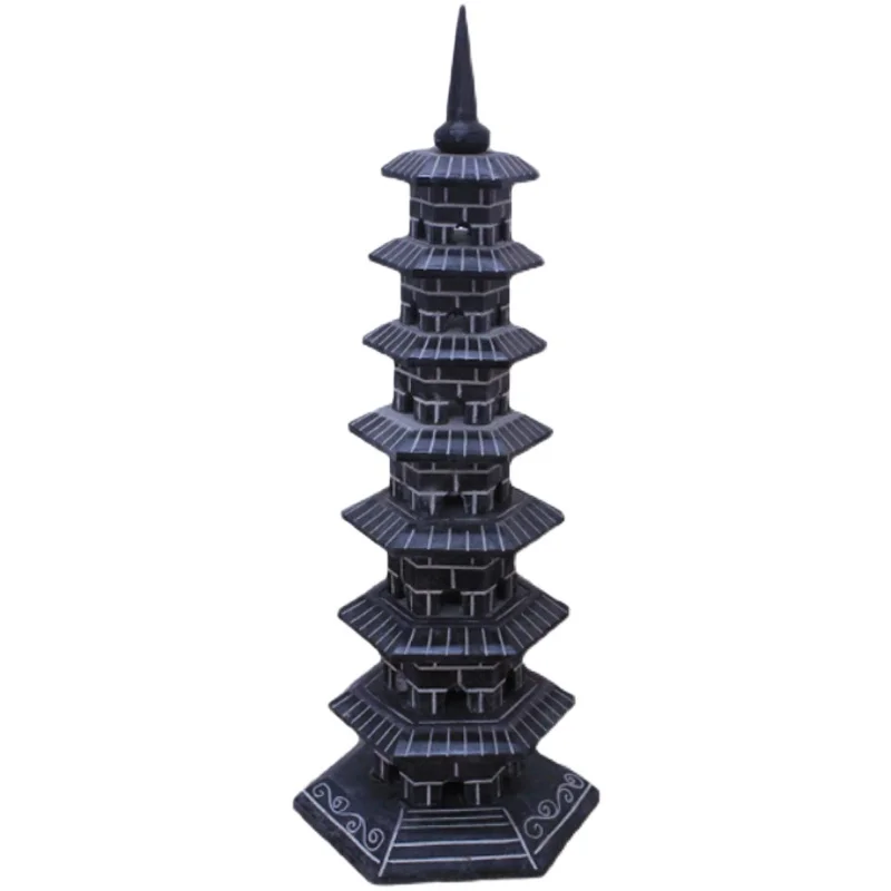 Stone pagoda bluestone ornament Wenchang pagoda stone carving feng shui thirteen-story small seven-story nine-story