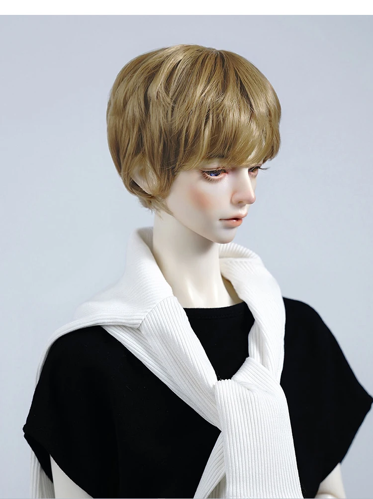 BJD Doll Wig 1/3 1/4 1/6 High Temperature Silk Juvenile Hair Versatile Wig Source Factory Spot Second Hair