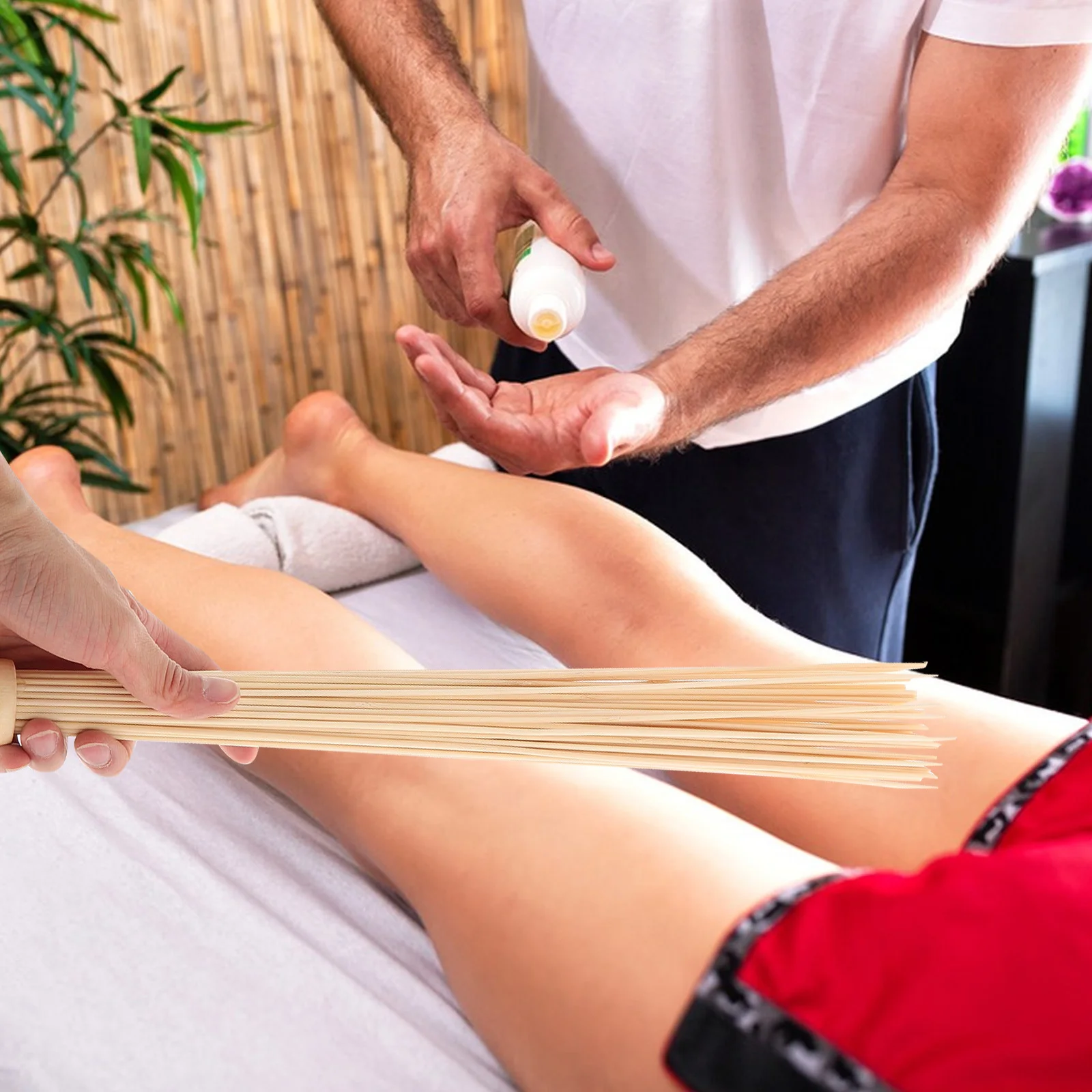 الخيزران عصا تدليك الظهر لتخفيف الآلام مريح الخشب أداة علاج العضلات مهدئا المحمولة المنزل السفر مكتب الخشب أداة مساج