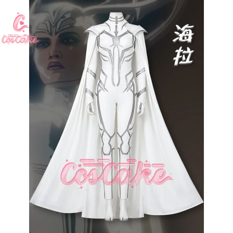 New What If cosplay Hel HLA cosplay costume white jumpsuit outfit to choose custom made