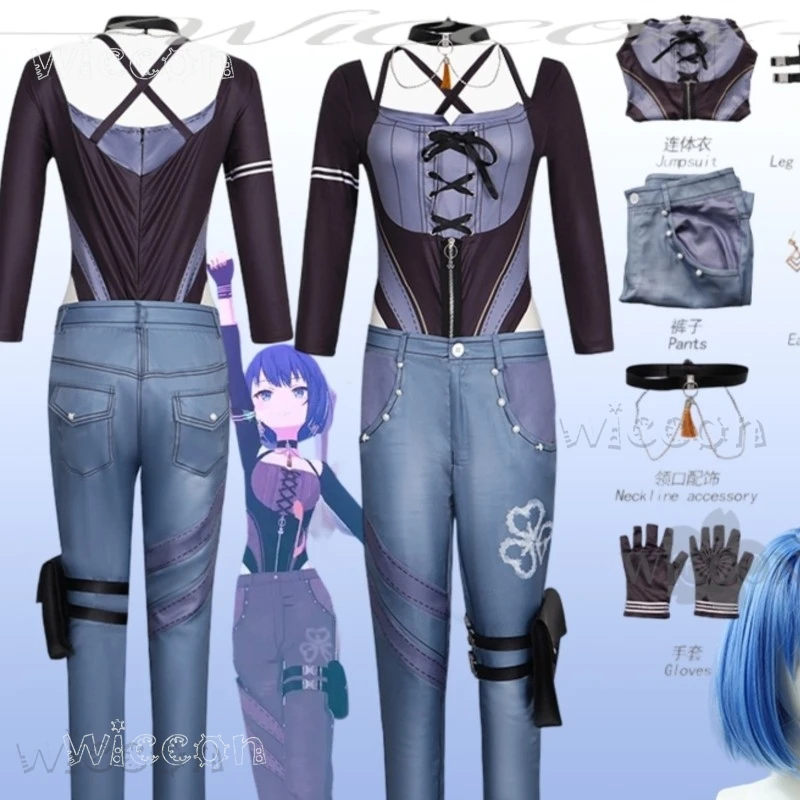 

disfraz mujer Kiritani Haruka Cosplay Anime Game Project Sekai Rise And Strive New Event Anti