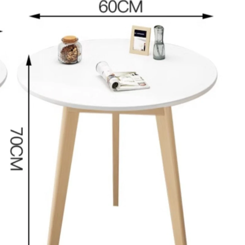 أثاث الاستقبال طاولات المقهى طاولة جانبية طاولات مقهى مستديرة تجارية أثاث خشبي ترفيهي Der Tisch MH40ZZ #6