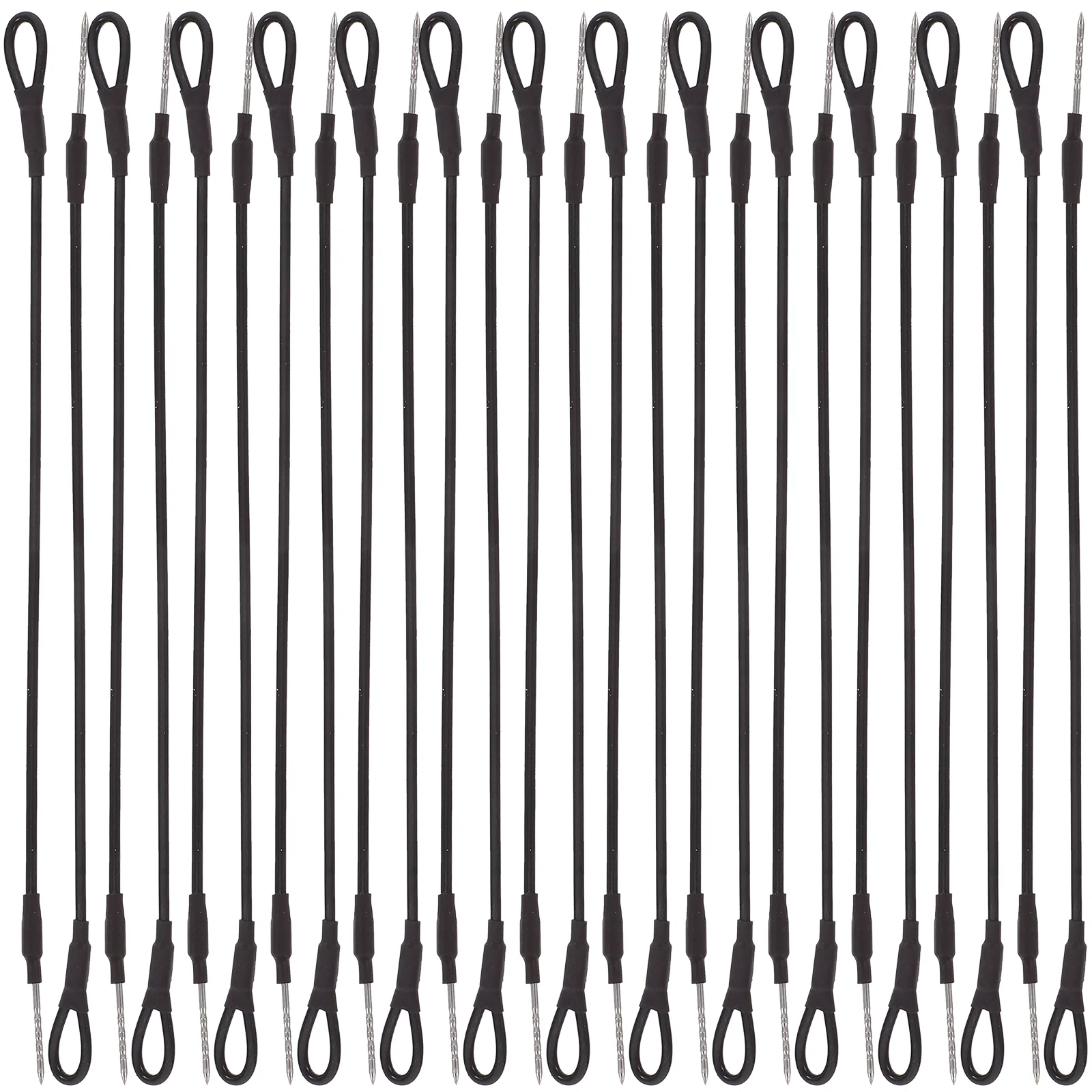 100 Pcs Anti-theft Wire Rope Shoe Protection Clothes Tag Ties Steel Fasteners Clothing for Boutique