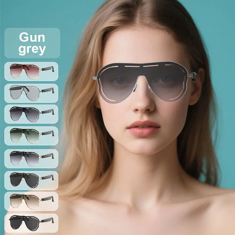 ZECAA الذكية اللاسلكية بلوتوث ذكي AI ترجمة النظارات الشمسية اليد الحرة الرد على المكالمات الهاتفية AI الترجمة النظارات الشمسية