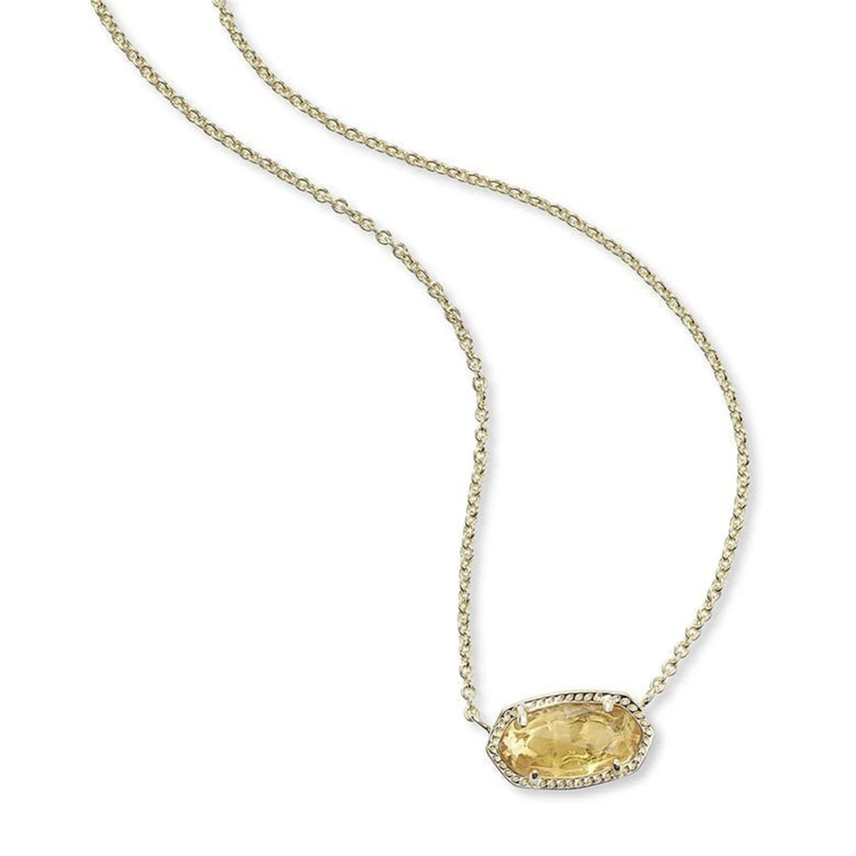 Natural Stone 12 Birthstone Necklace, Crystal Pendant Necklace, Light Luxury Electroplated True Gold Color Protection