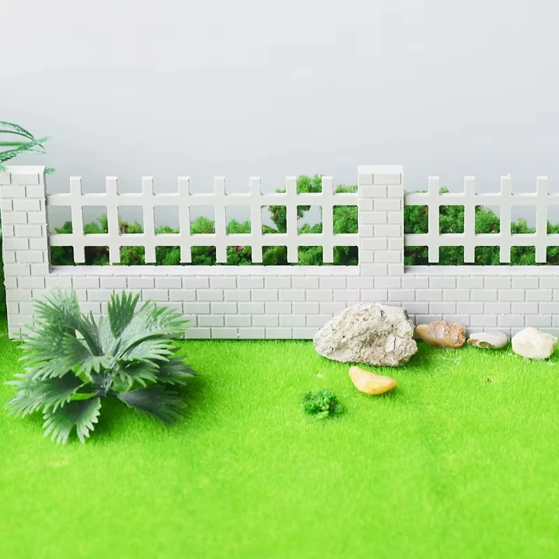 Maßstab 1:200–1:50 Miniaturzaun für DIY-Modellbau/Hausdekoration/Eisenbahn-Layout/Sandtisch-Gebäude, Landschaft/Diorama