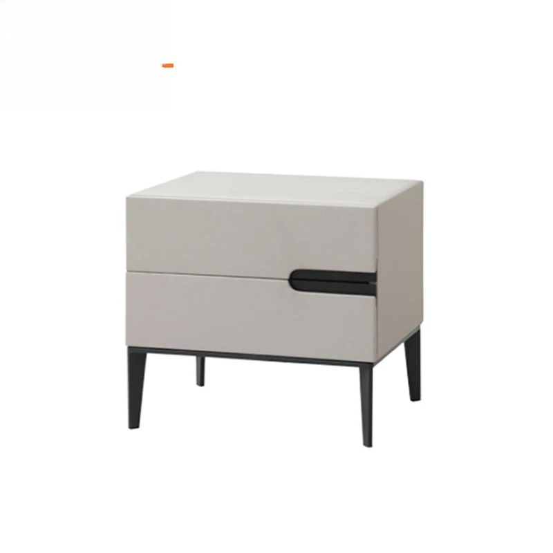 

Simple modern bedside table imitation leather technology cloth new bedroom Internet celebrity