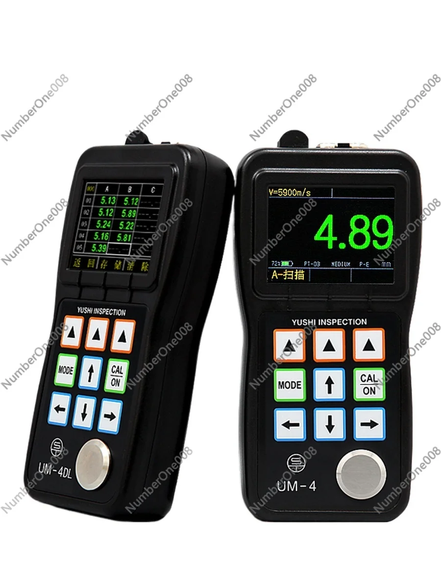 UM-4D Ultrasonic Thickness Gauge Accuracy 0.01 Steel Plate Thickness Gauge Corrosion Detection