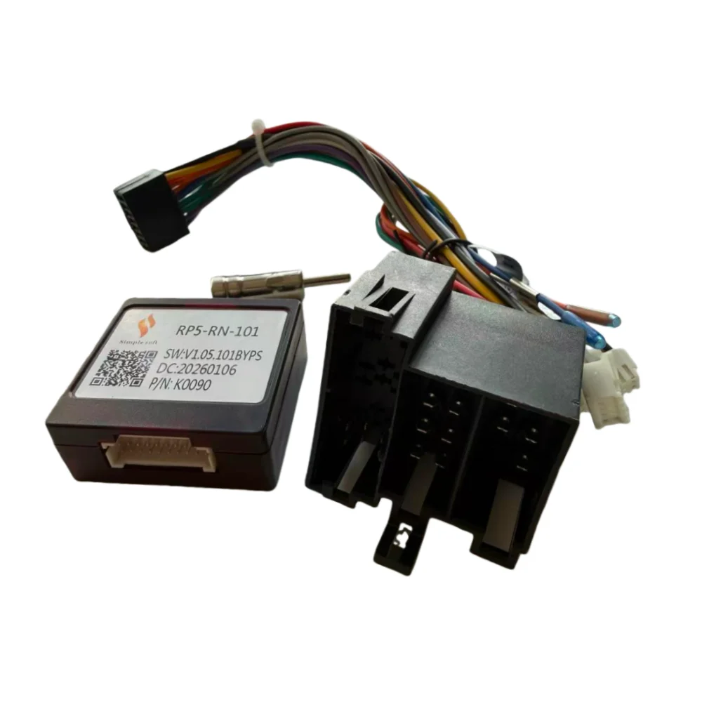 16Pin Wiring Harness Adapter Canbus Box For Renault Logan Sandero Duster Symbol Megane 2Clio 3 Laguna 3 Android Radio RP5-RN-101