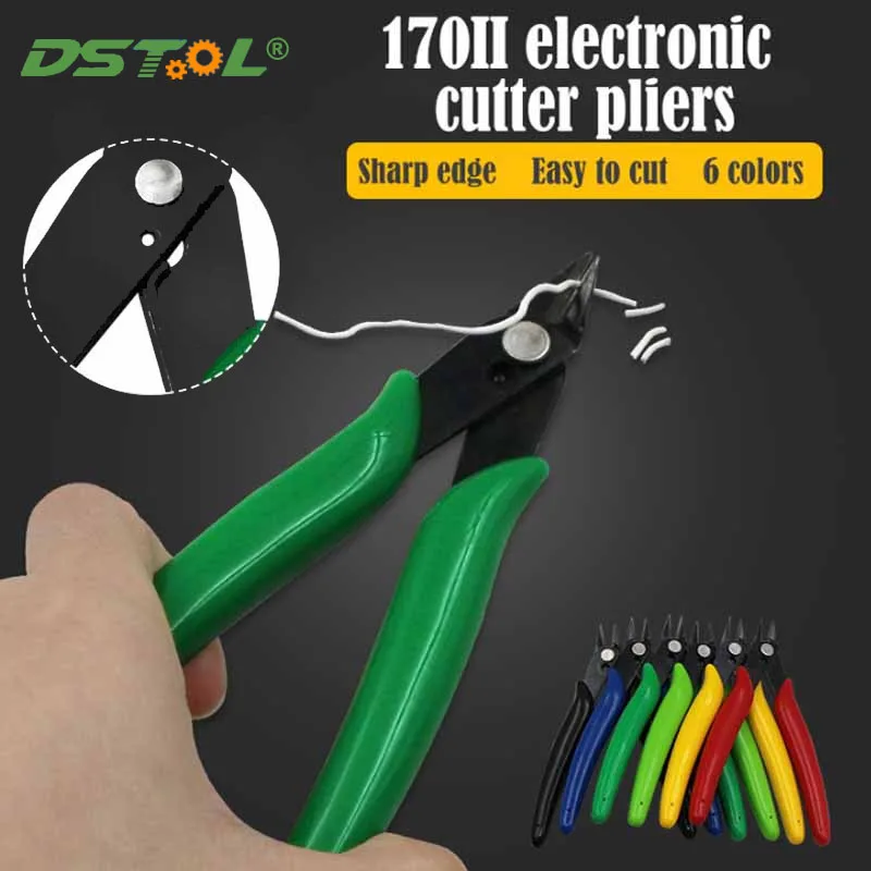 

170II Electronic Scissors Mini Water Mouth Pliers Oblique/Nose Pliers Oblique DIY Tool Model Pliers Wishful Pliers Hand Tools