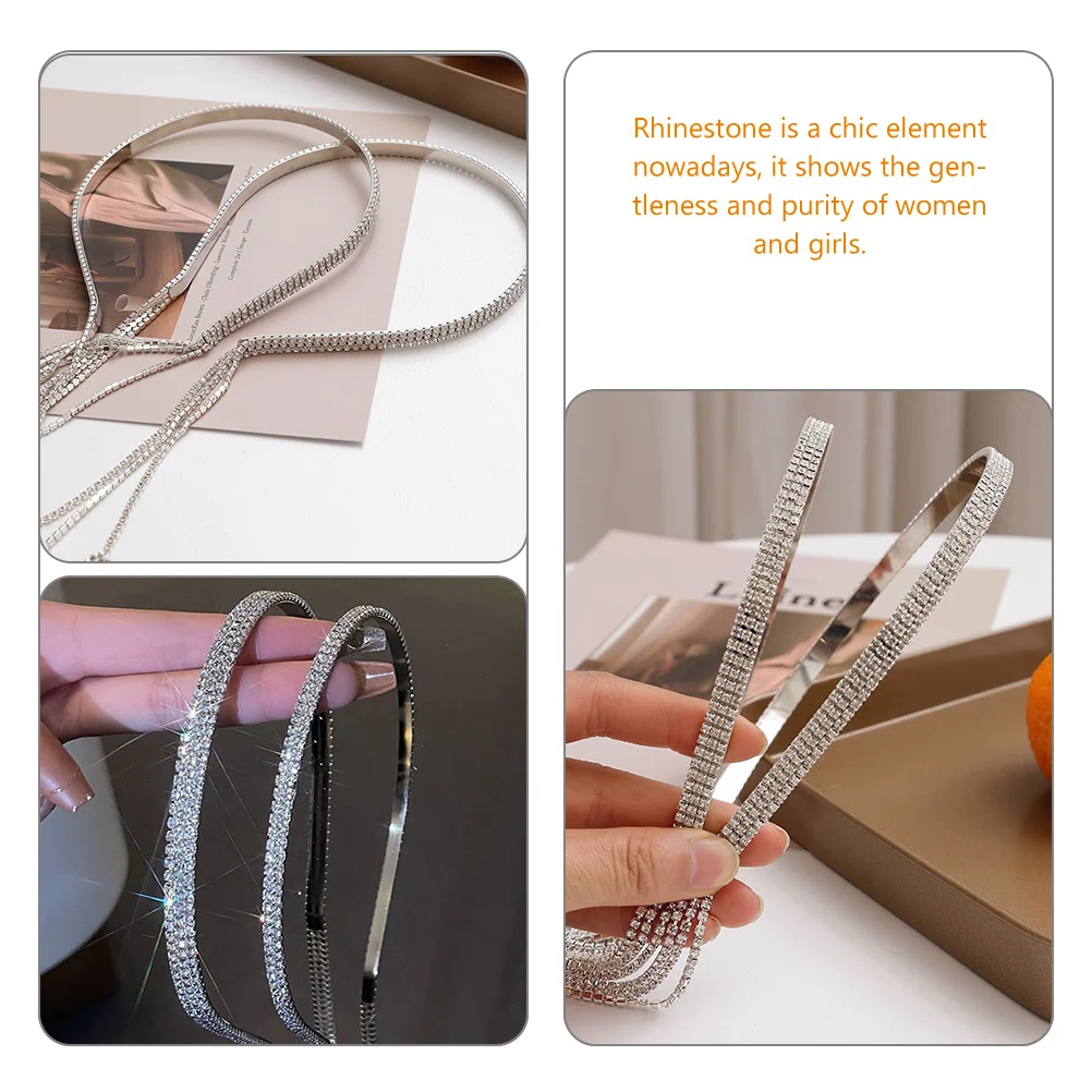 

2 шт. Премиум-аксессуар для волос с кисточками и стразами, ободок для женщин, элегантный, для повседневной носки, вечеринок, реквизит для фотосессий