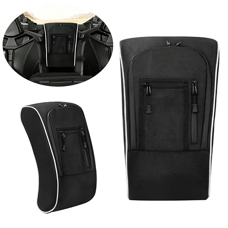 Bolsa de almacenamiento para asiento central UTV, bolsa organizadora impermeable para consola, bolsa de almacenamiento de herramientas para Can-Am Maverick X3/ XDS/XDS Turbo/XDS