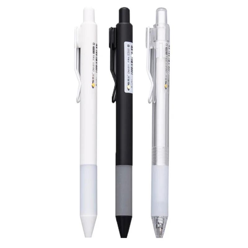 Press Gel Pen Metal Pen Holder ins Simple Japanese Seiko Water-based Pen Black Glass fountain pen Glass pen