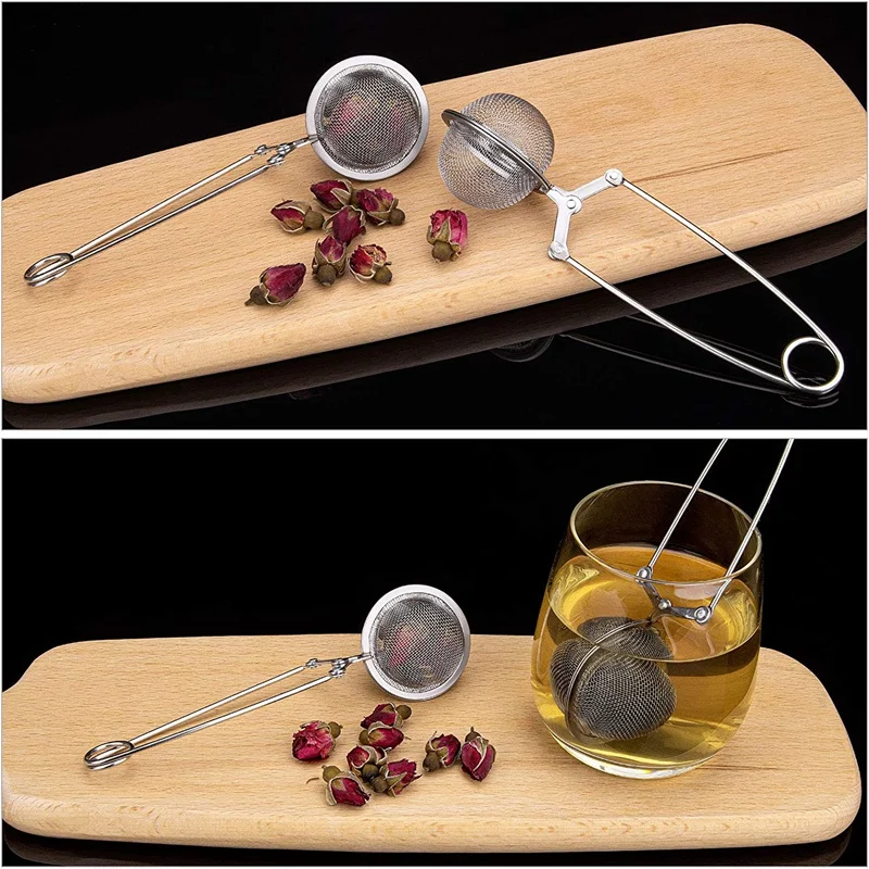 JFBL Hot 6PC Tea Ball Infuser Stainless Steel Mesh Tea Strainer To Filter Tea, Used For Brewing Loose Leaf Tea And Spices