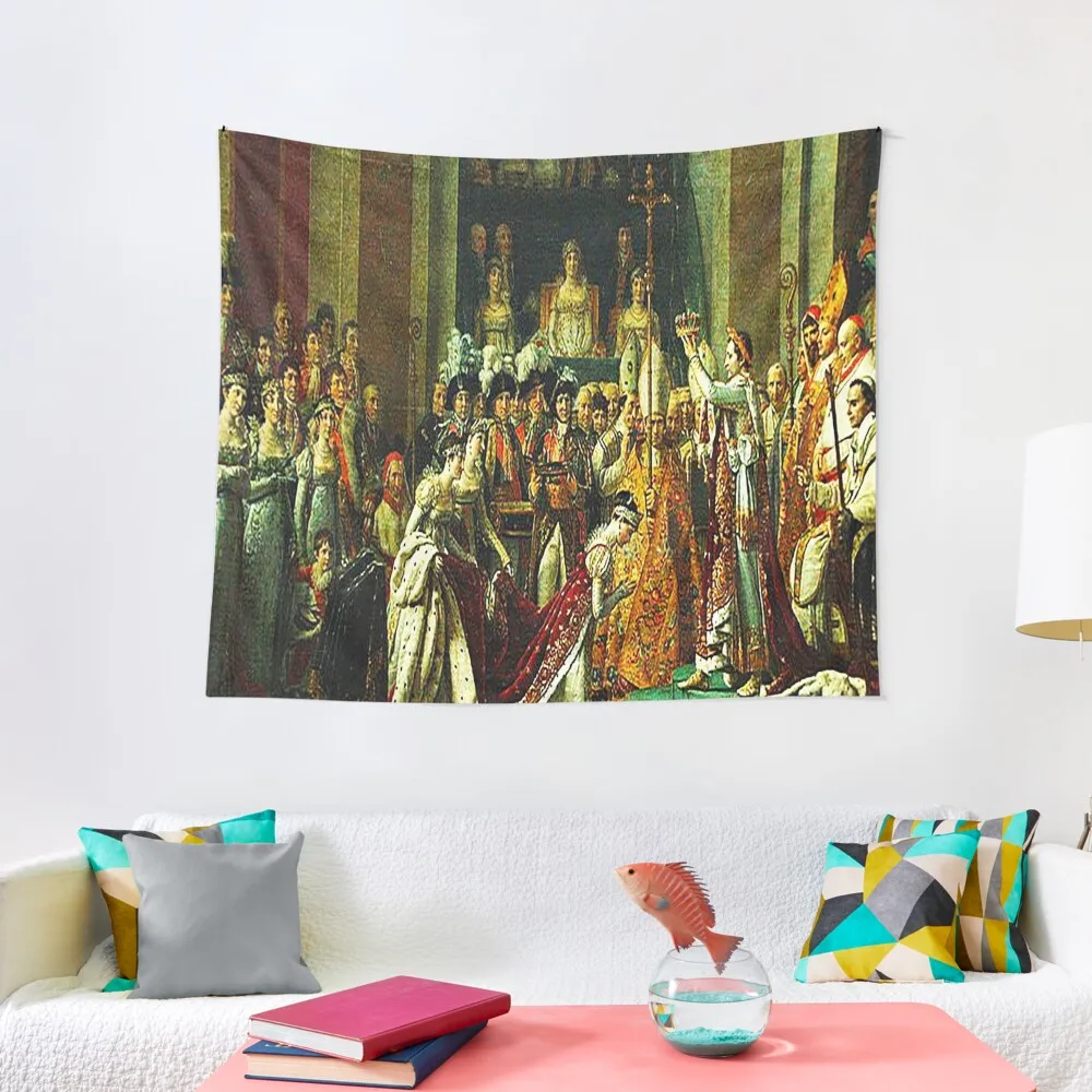 

Detail of the Coronation of Napoleon by Jacques Louis David Tapestry On The Wall Custom Tapestry