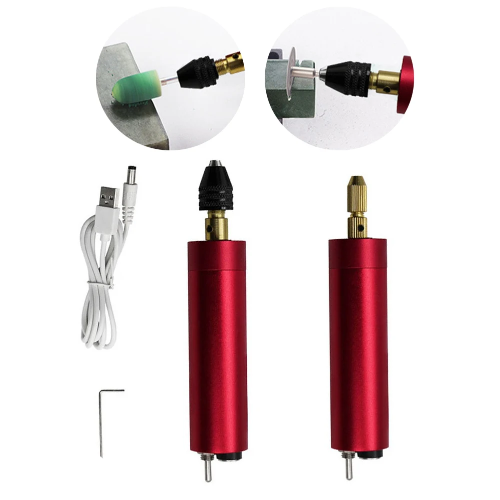 Mini Drill Electric Carving Pen Variable Speed Drill Rotary Tools Kit Grinding Machine USB Engraver Pen For Grinding Polishing