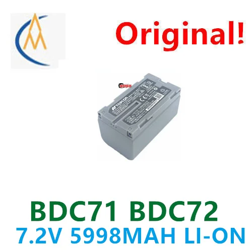

buy more will cheap GM52GTS-2002 SoM55 total station battery BDC71 BDC72 charger CDC77 7.2V 5998MAH lithium battery