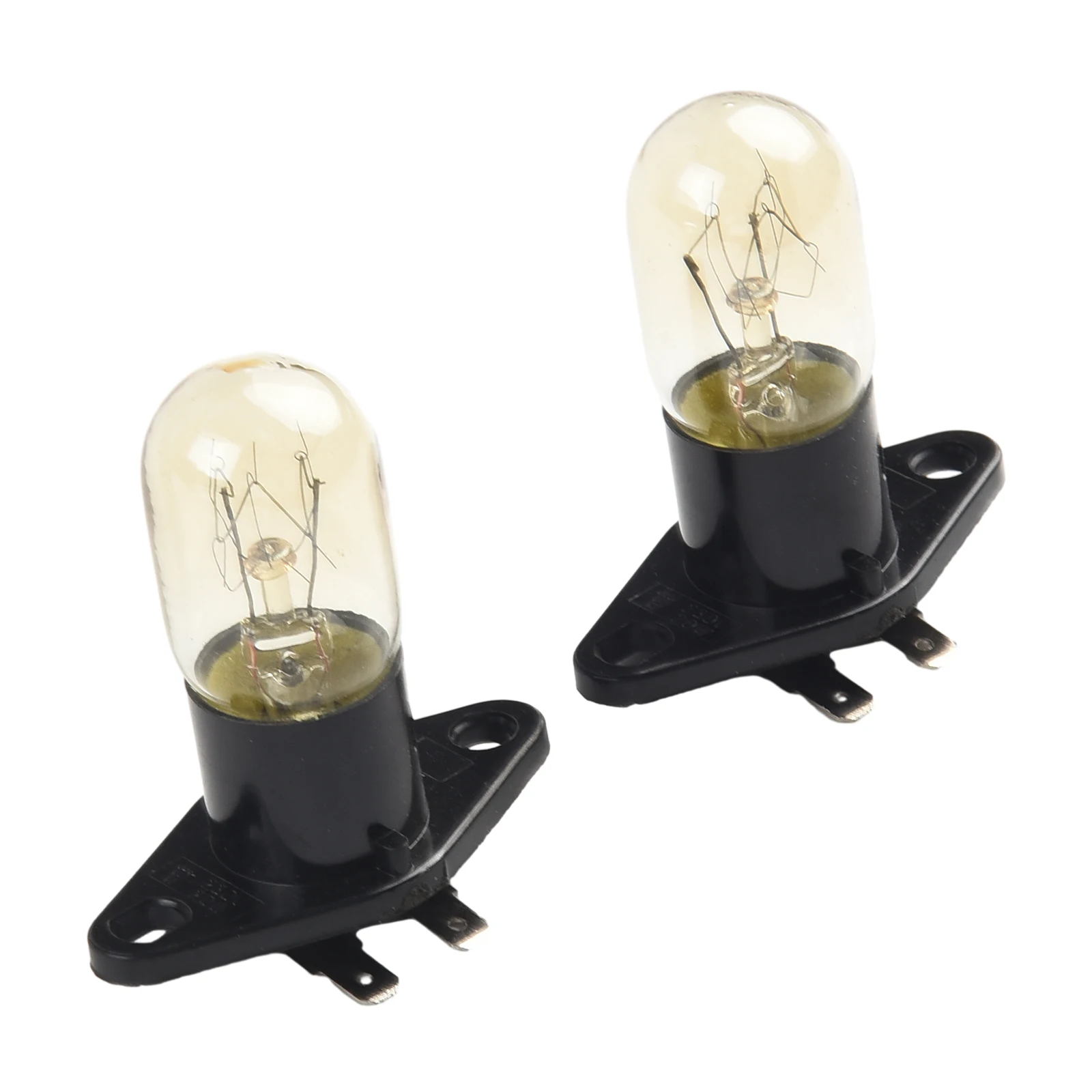 2pcs 2A 250V 2pins Microwave Oven Bulb Oven Light Lamp For Midea And Most Brand Spare Parts Accessories Microwave Oven Bulb