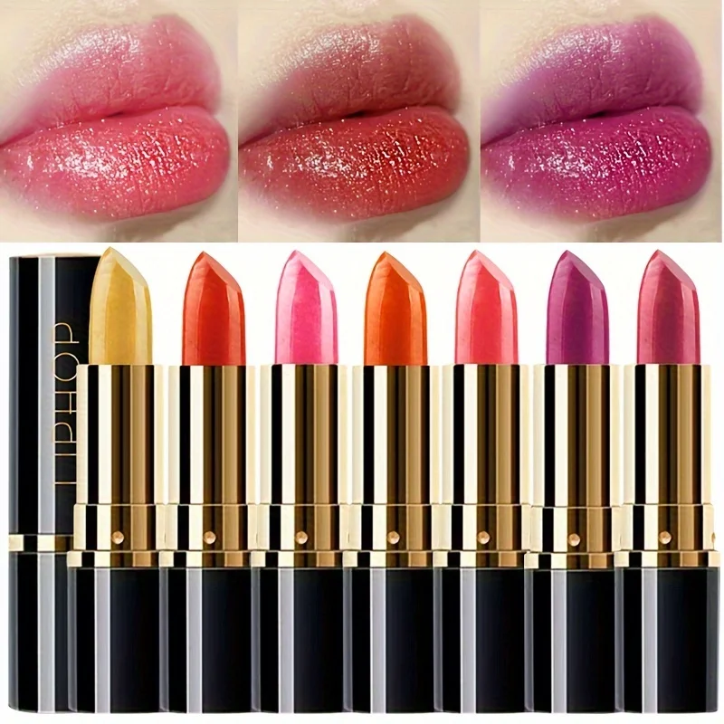 파인 쉬머 립스틱 비 페이딩 펄 쉬머 립스틱 스몰 골드 다이아몬드 오래 지속되는 모이스춰 라이징 스틱 컵 립밤