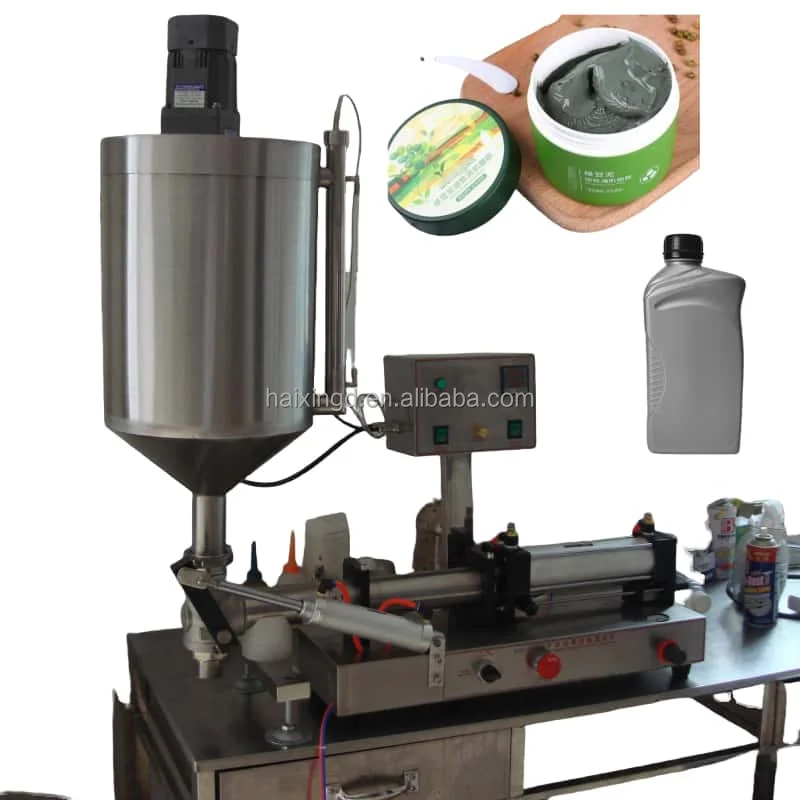 Professioneller Lieferant Paste Tube Druckpaste Mascara Körperpeeling Zuckerpeeling Dicke Paste Rotorpumpe Füllmaschine