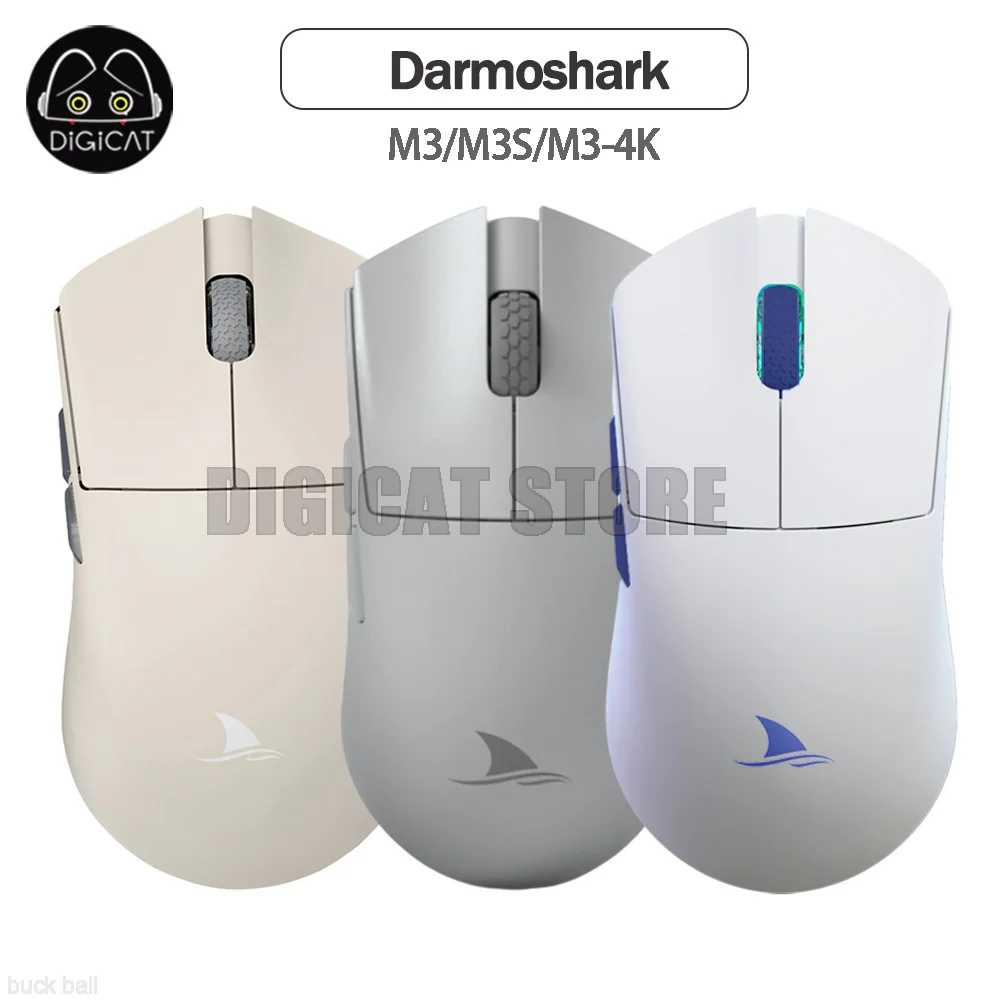 

Darmoshark M3-4K M3S M3 Mouse Gamer Lightweight Bluetooth Wireless Computer Gaming Mouse PAW3395 3-Mode Esports Mouse For Laptop