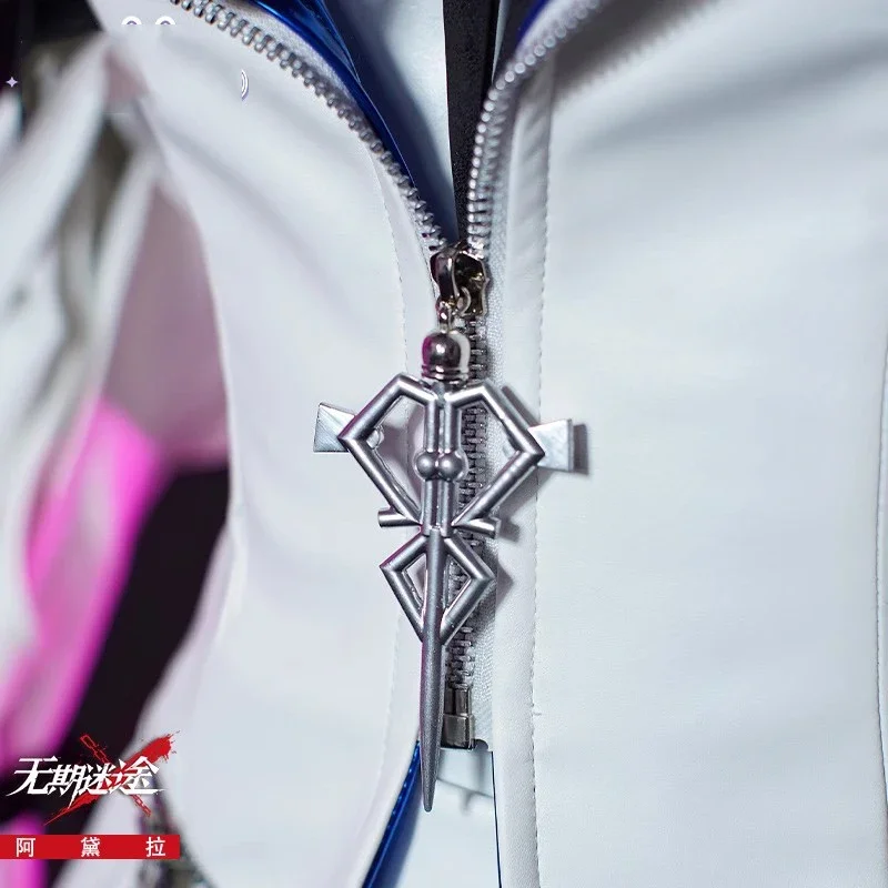 أديلا تأثيري الطريق إلى أي مكان تأثيري البدلة رائع جلدية تأثيري حلي شعر مستعار أحذية هالوين حفلة لعب الأدوار الزي هدية شعر مستعار #3