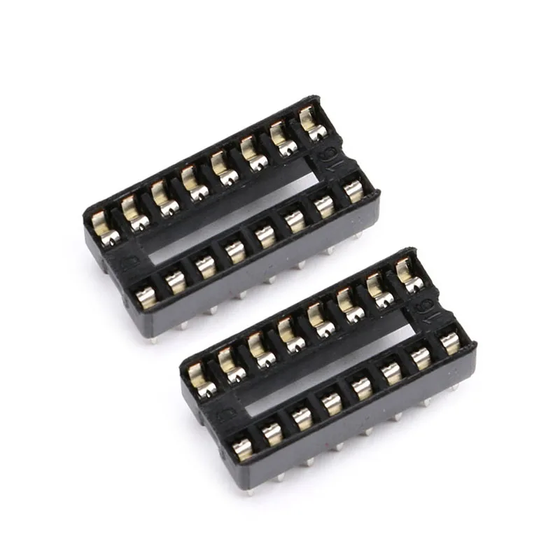 20PCS/10PCS DIP16 IC SOCKET DIP CHIP TEST HOLDER Adaptor 16 PIN dip-16 DIP 16PIN 16p 2.54MM PITCH CONNECTOR