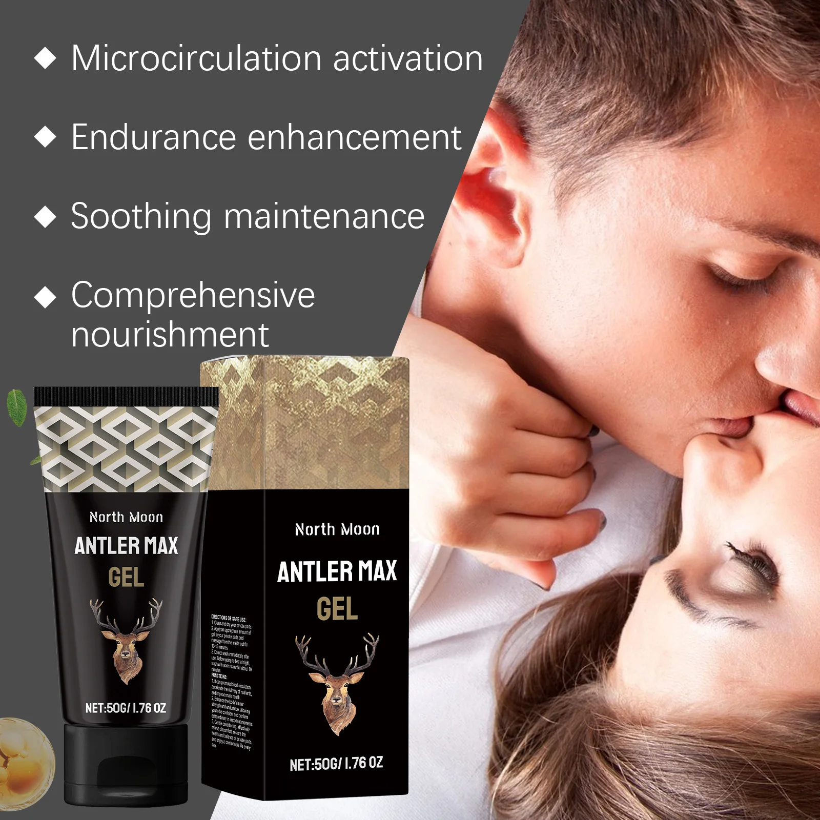 نورث مون جولدن تيتان تعزيز الجنس تأخير تدليك هلام الرجال تدليك تعزيز التحمل العلاج العشبي هلام #6