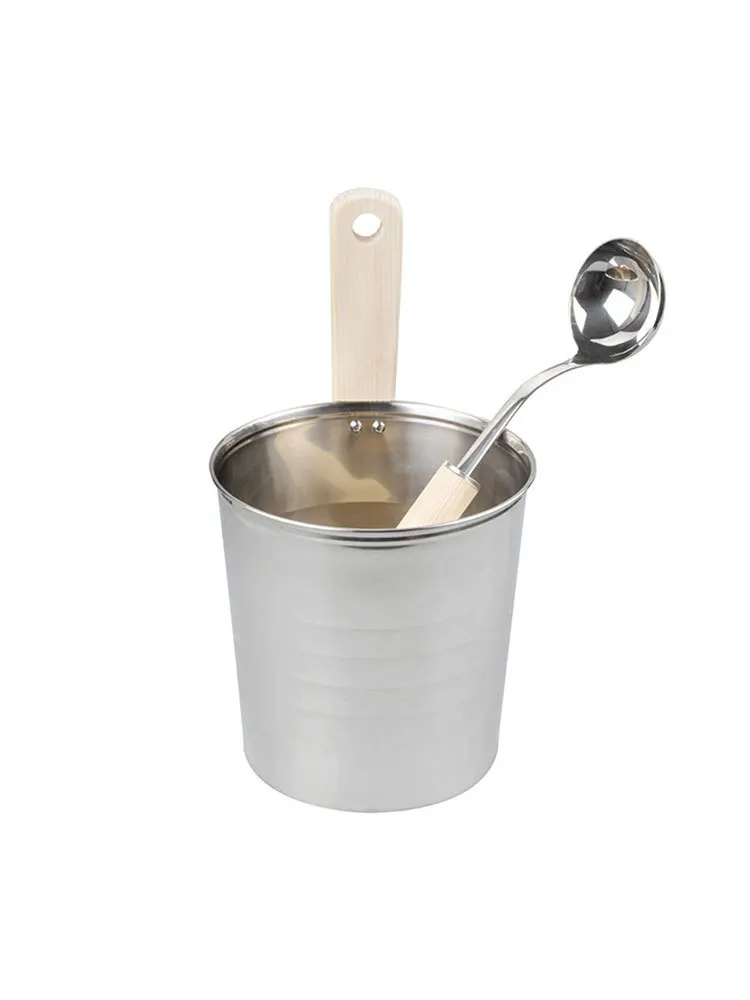 Sauna Accessories Beautiful Essential Bucket Ladle Set