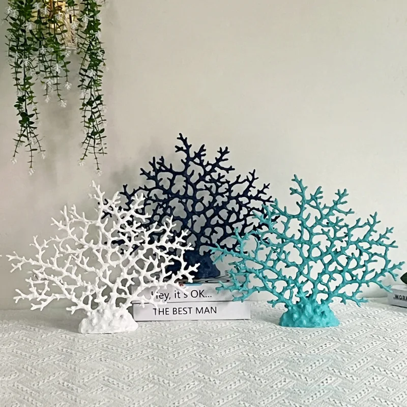 

Декоративное украшение из смолы в виде плоского коралла, легкий люкс, для гостиной, прихожей, элитный домашний декор, украшение для аквариума, ландшафтный дизайн