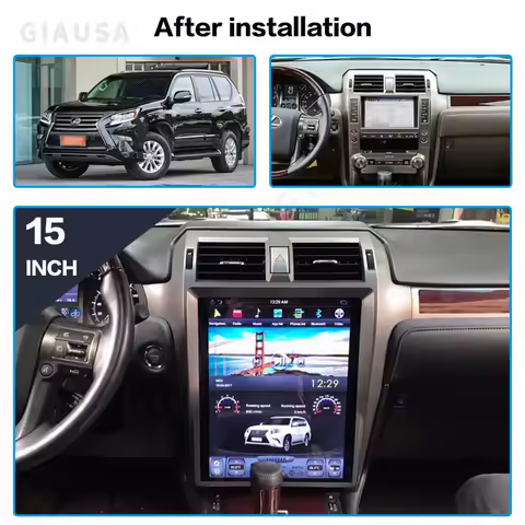 15 Inch Android 13.0 For Lexus GX400 GX460 2010-2016 Carplay G6 PX6 Car Multimedia Player GPS Radio Audio Stereo Head Unit DSP