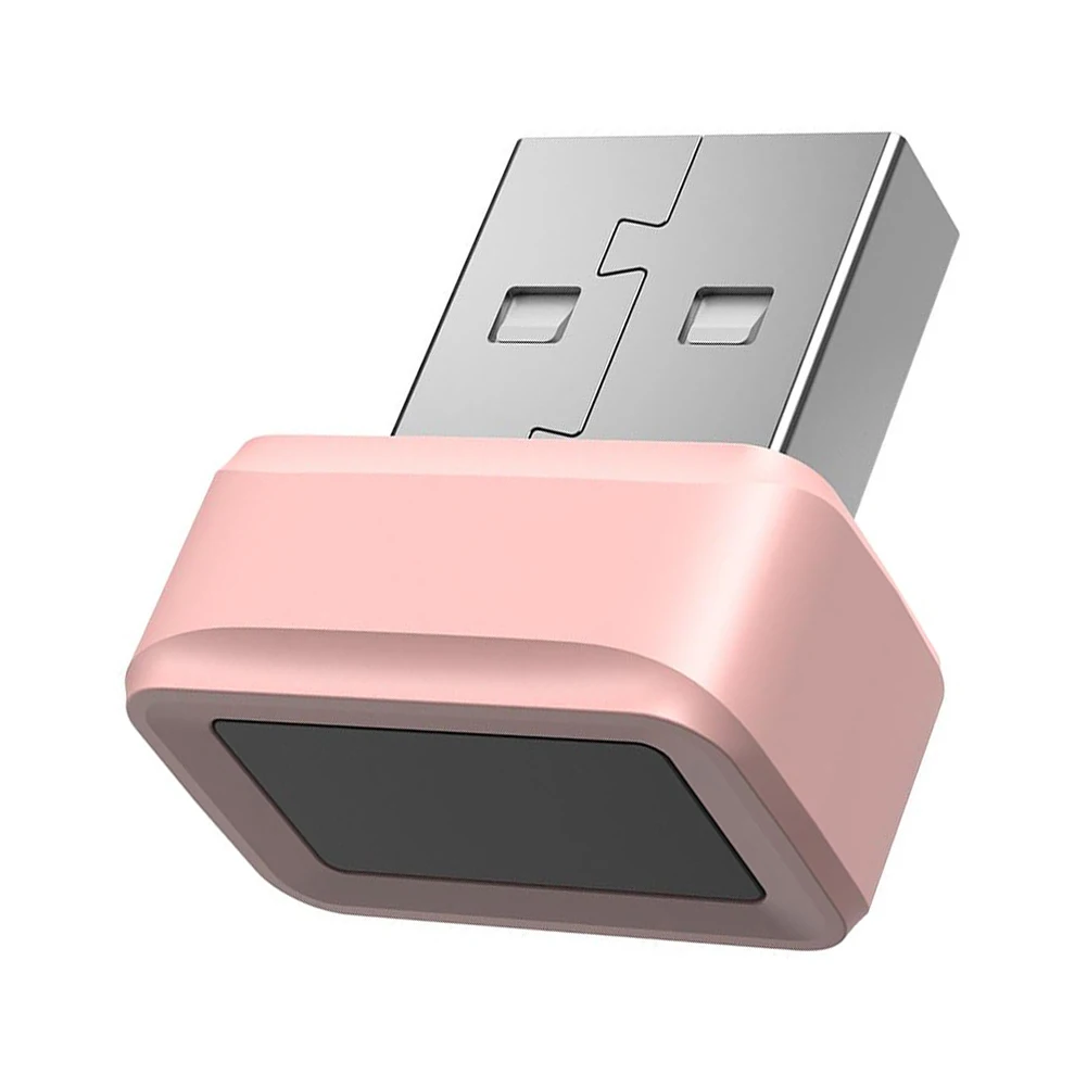 USB Fingerprint Key Reader Biometric Fingerprint Scanner 360° Touch Windows Hello FIDO U2F Biometric Mini Key Dongle