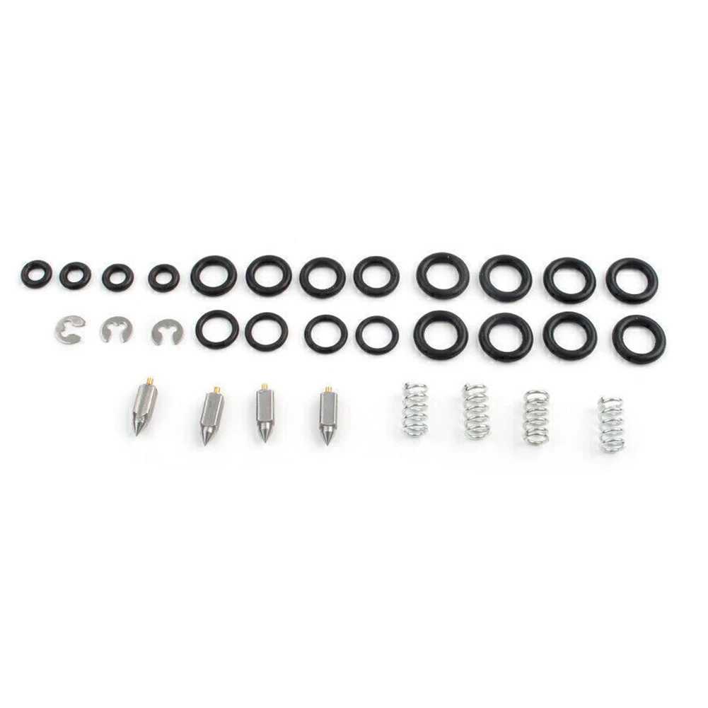 4 Kit Accessories Carburetor RepairKit Spare Sets 1972-1974 4 Sets Brass Direct Replacement For Honda CB350F Deluxe