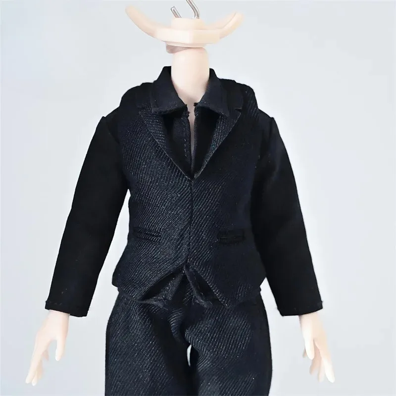 Maßstab 1:12, einfarbige Jacke, Weste, Hose, Anzug, Kleidungsmodell, passend für 6'' männliche BJD Asi 3.0 Romankey Actionfigur – Detail 6