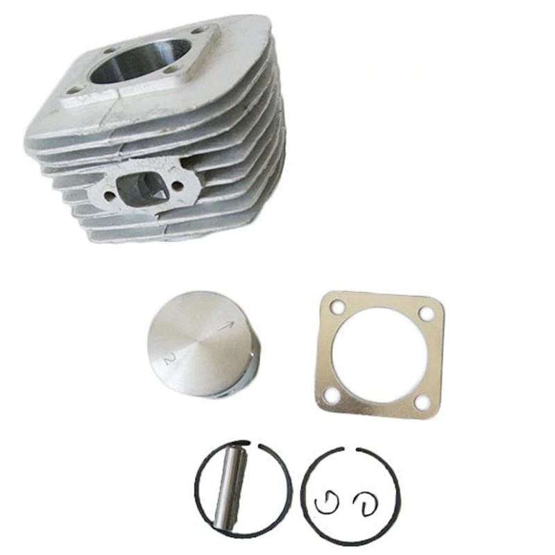 47Mm Cylinder Head Kit And Piston Kit Ring, Suitable For 80CC Electric Bicycle Engine Parts