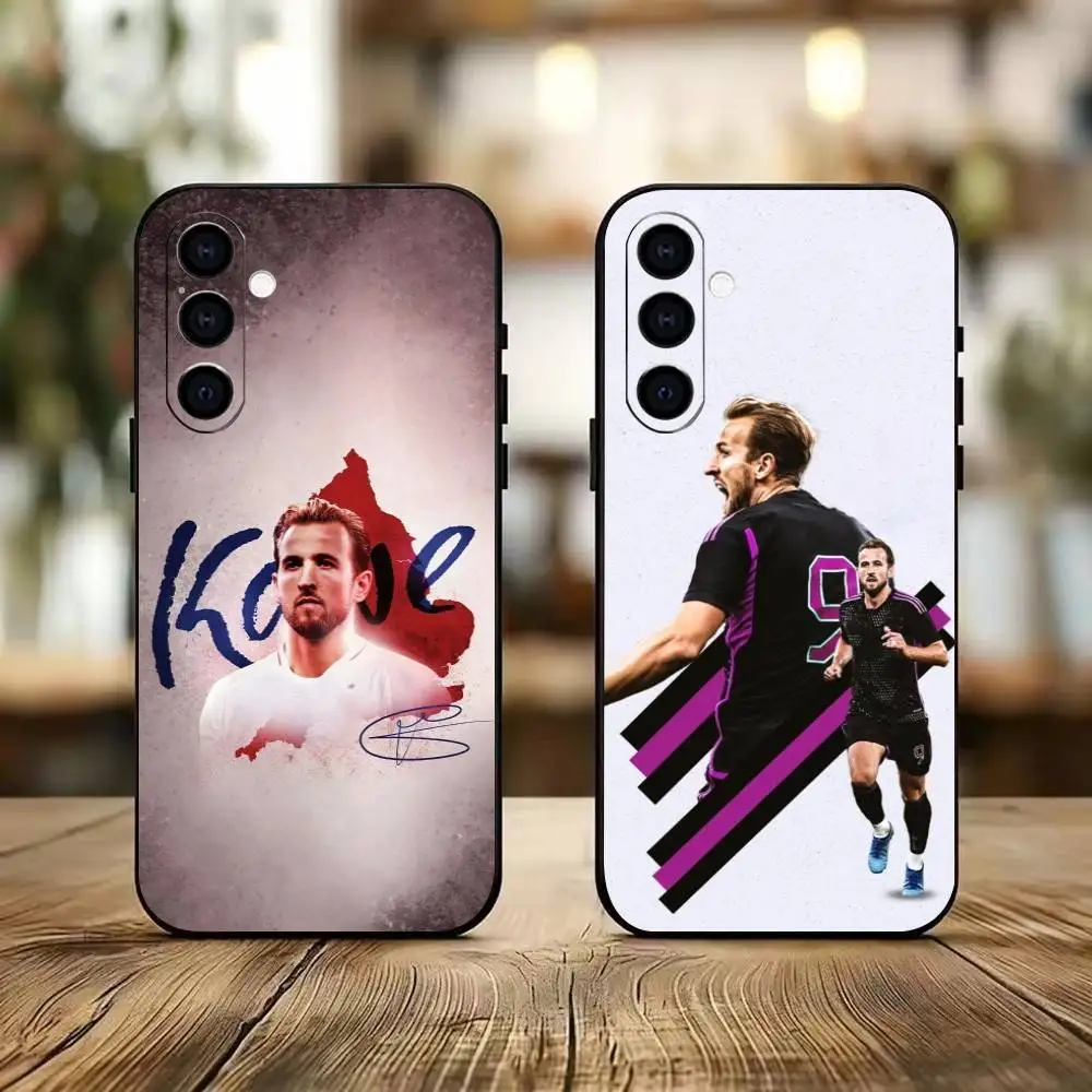 H-Harry K-Kane  Phone Case Black Silicone Soft For Samsung Galaxy A73,A72,A71,A70,A53,A52,A51