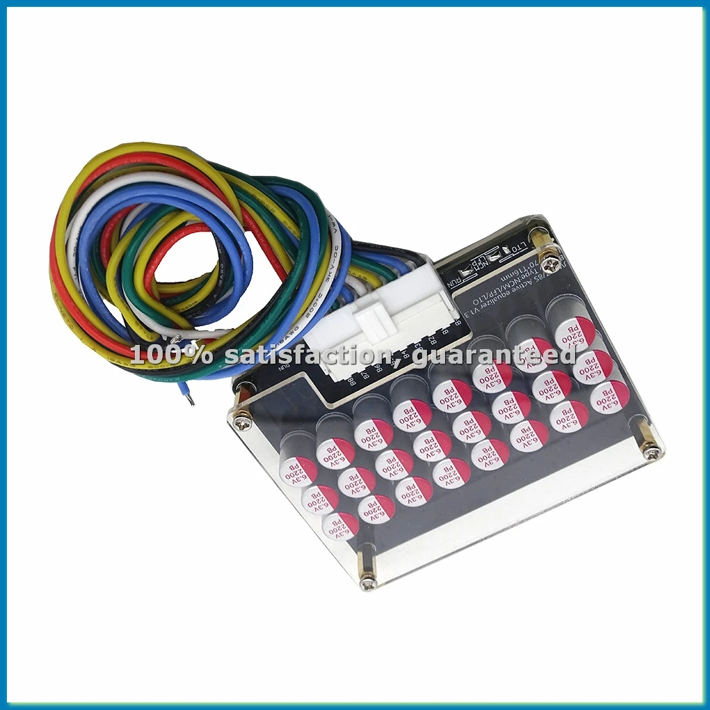 Whole Group Balancer 8S 5A Active Lithium Lipo Lifepo4 Battery Equalizer Energy Transfer Capacitor Board with Shell-ABFT