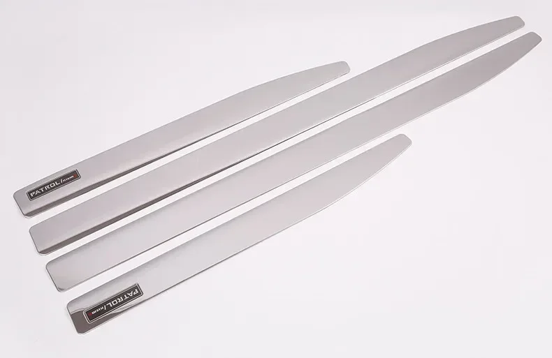 For Nissan PATROL Y62 2012-2020 stainless steel Body trim Car door anti-collision strip Anti-scratch protection car styling